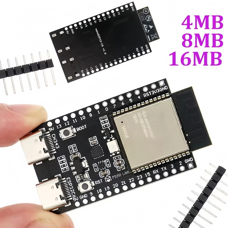 Esp32 C6 - Płytka rozwojowa ESP32-C6-N4/N8/N16, płytka główna ESP32-C6,