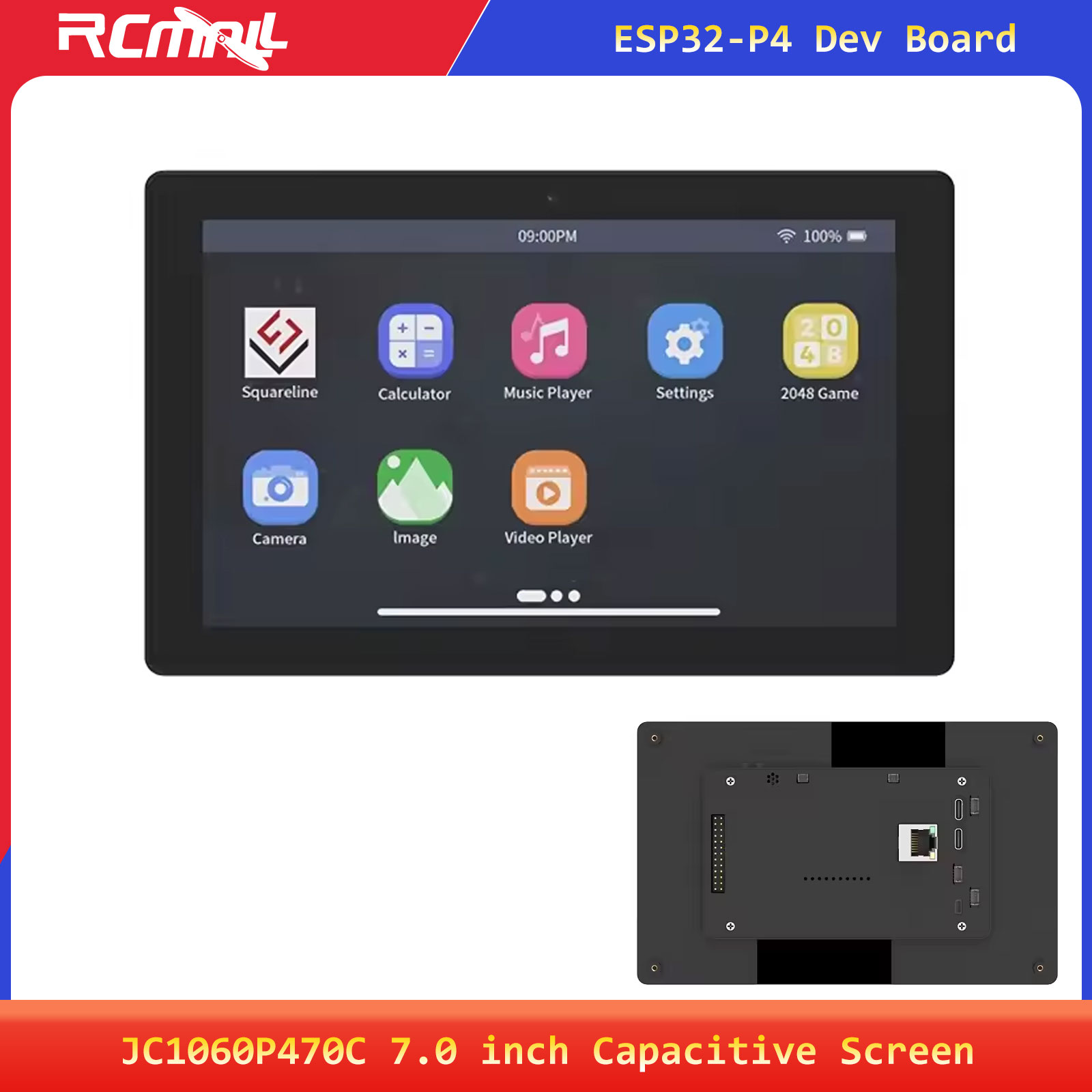Esp32 C6 - JC1060P470C 7.0 calowy ekran dotykowy IPS