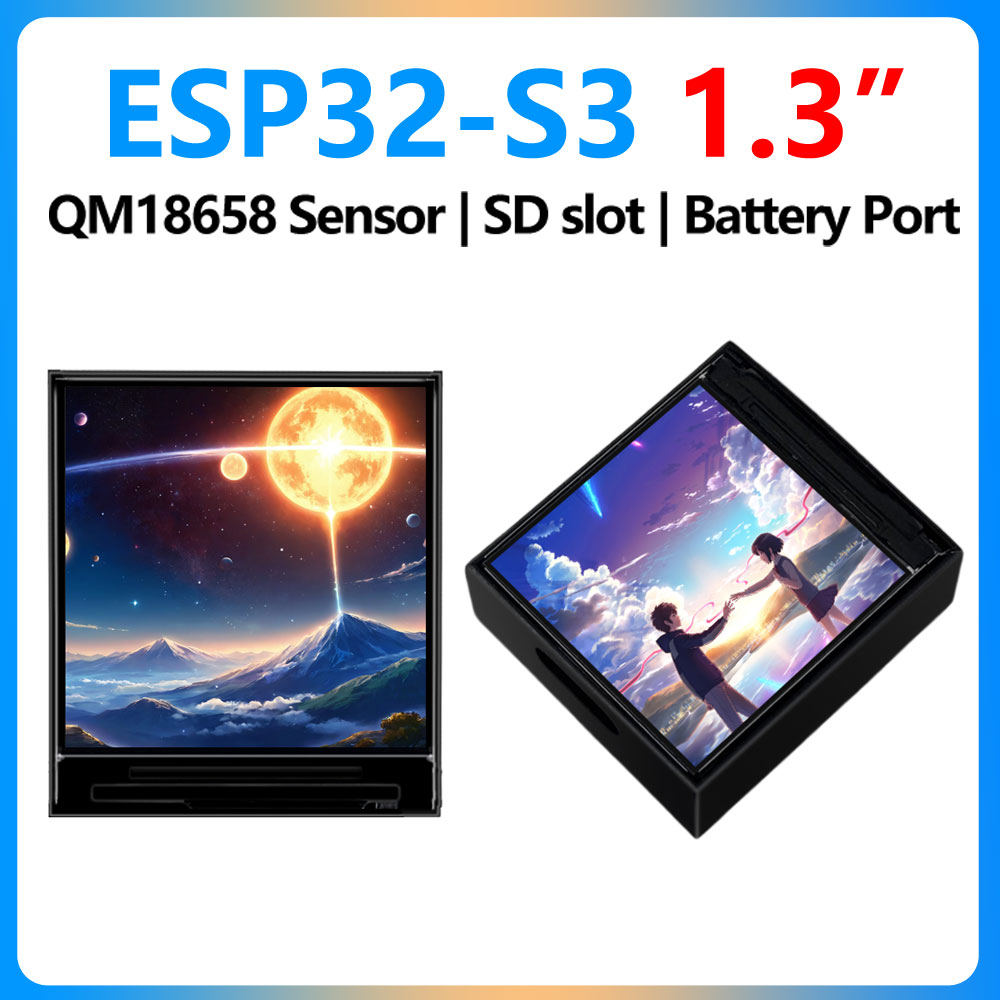 Espressif Esp32 - Waveshare ESP32-S3 1.3-calowy LCD Mini TV