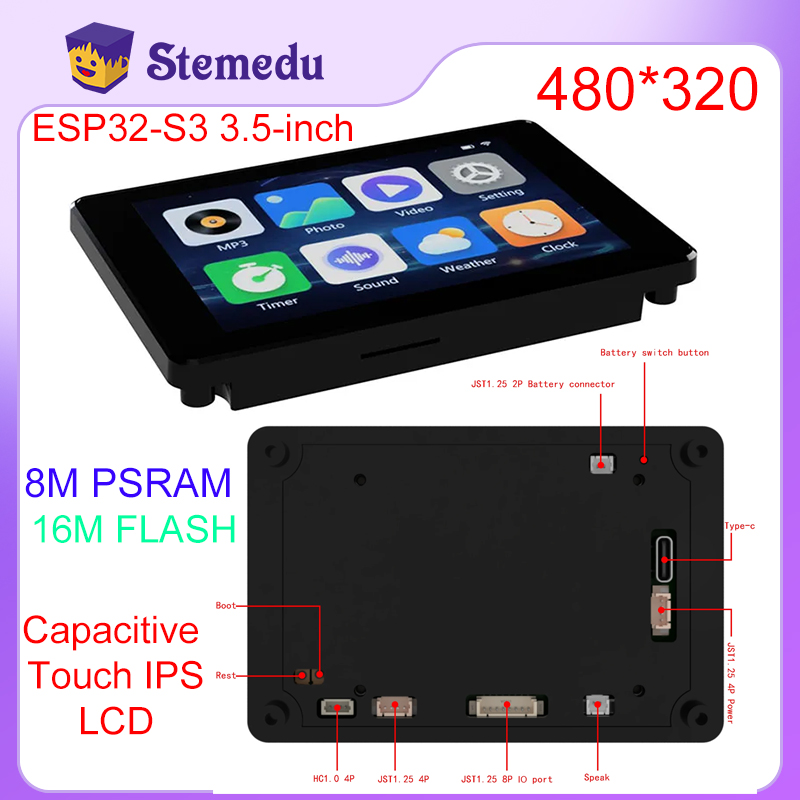 Espressif Esp32 - Mini ESP32-S3 3.5 calowy pojemnościowy dotykowy