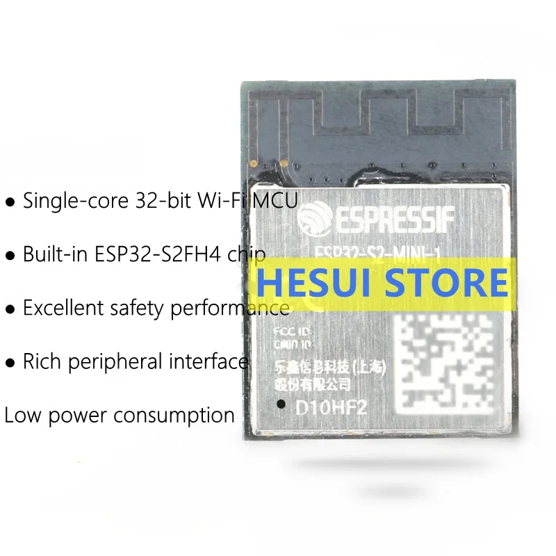 Esp32 S2 - Oryginalny, autentyczny moduł ESP32-S2-MINI-1(4MB) jednordzeniowy, 32-bitowy,