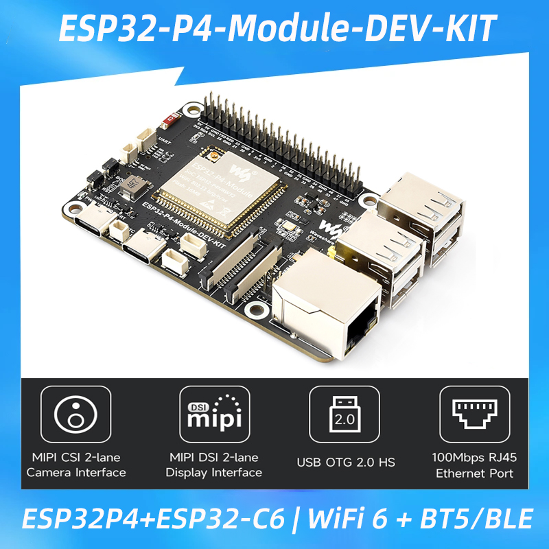 Esp32 C6 - Płytka programistyczna ESP32-P4 + ESP32-C6, wyposażona