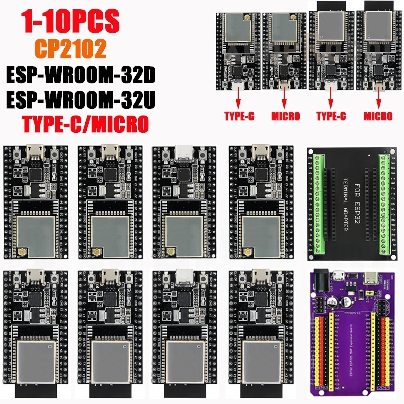 Esp32 Devkit - 1-10 SZT. Płytka główna ESP32-DevKitC TYPE-C/MICRO