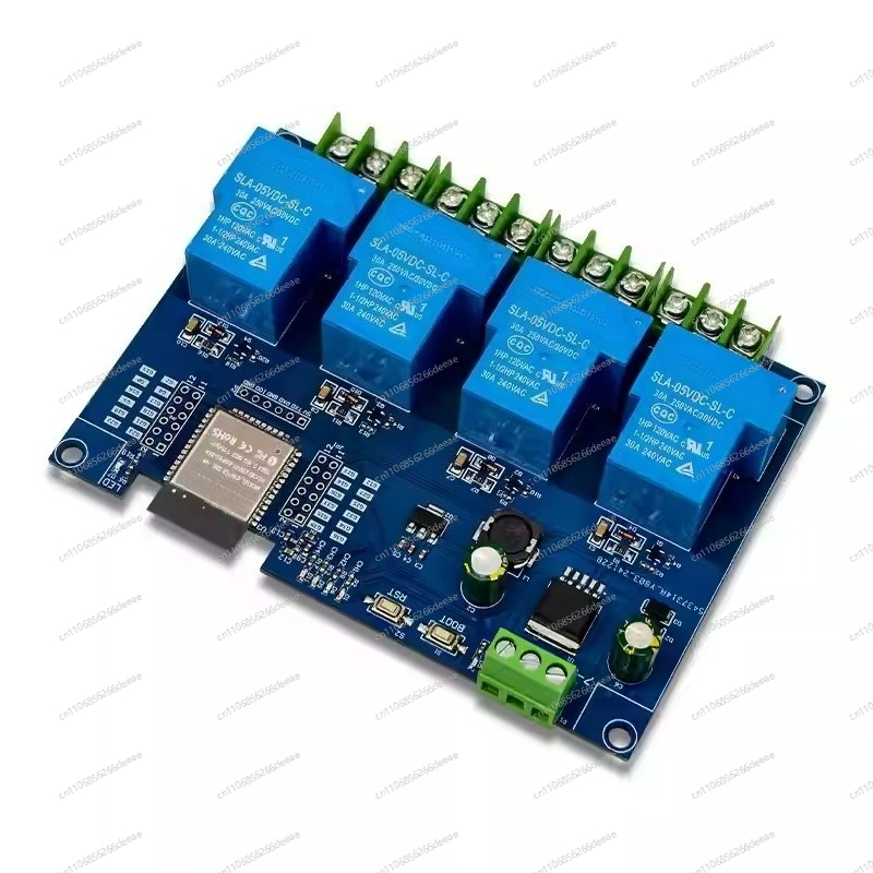 Esp32 Wifi Bluetooth Module - 4-kanałowy moduł przekaźnikowy WiFi Bluetooth 30A