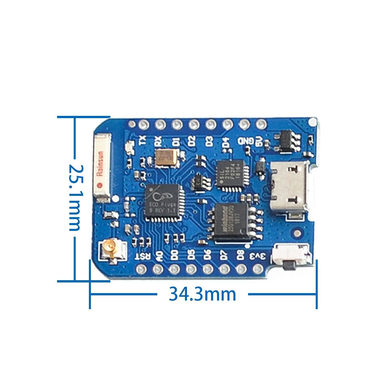 WEMOS D1 Mini Pro 4M 16M bajtó – Esp8266 Nodemcu recenzja i cena