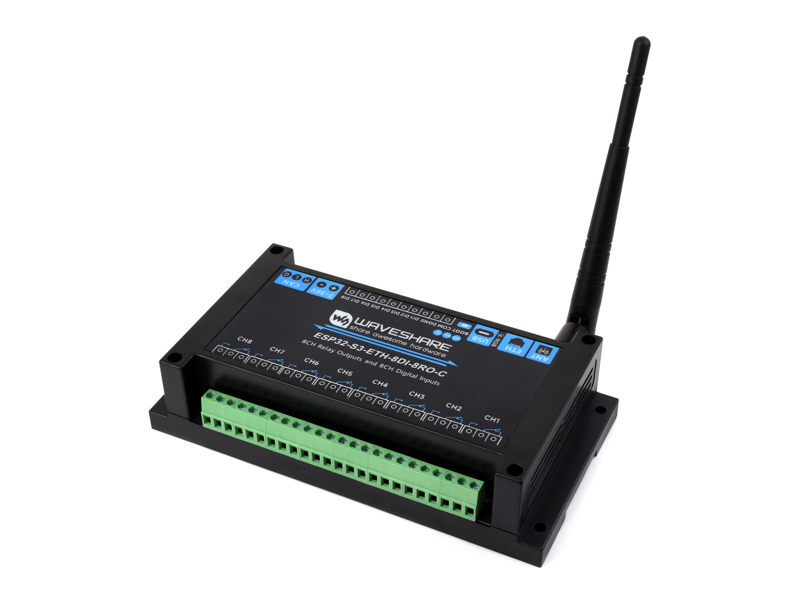 Przemysłowy 8-kanałowy moduł p – Esp32 S3 recenzja i cena