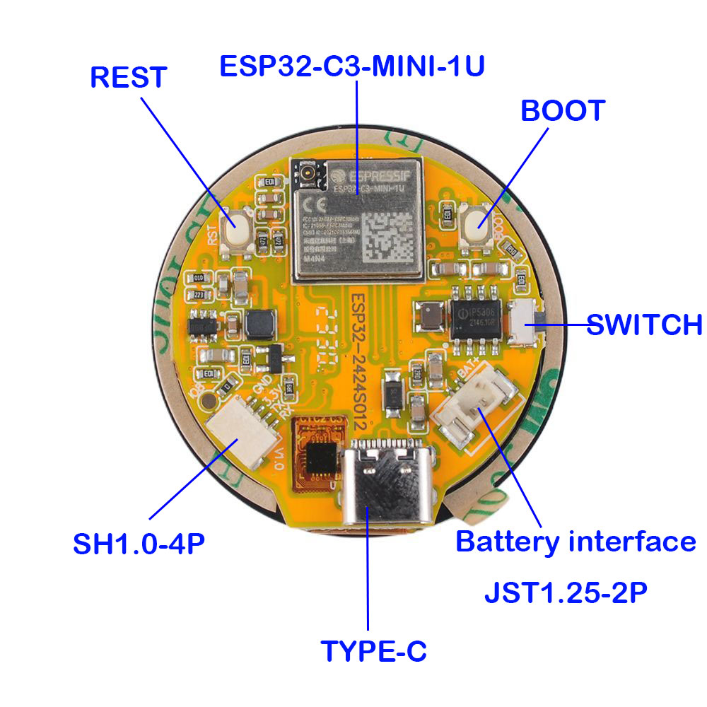 Wyświetlacz ESP32 1,28 cala ES – Esp32 Wifi Bluetooth Module recenzja i cena