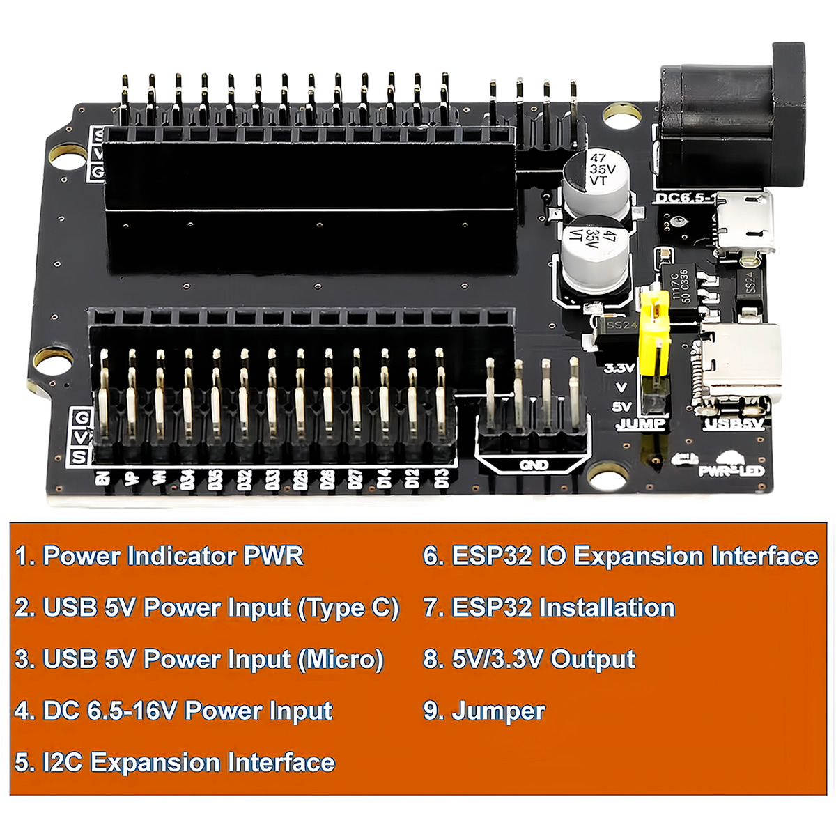 Płytka rozszerzeń ESP32-WROOM- – Esp32 Devkit recenzja i cena