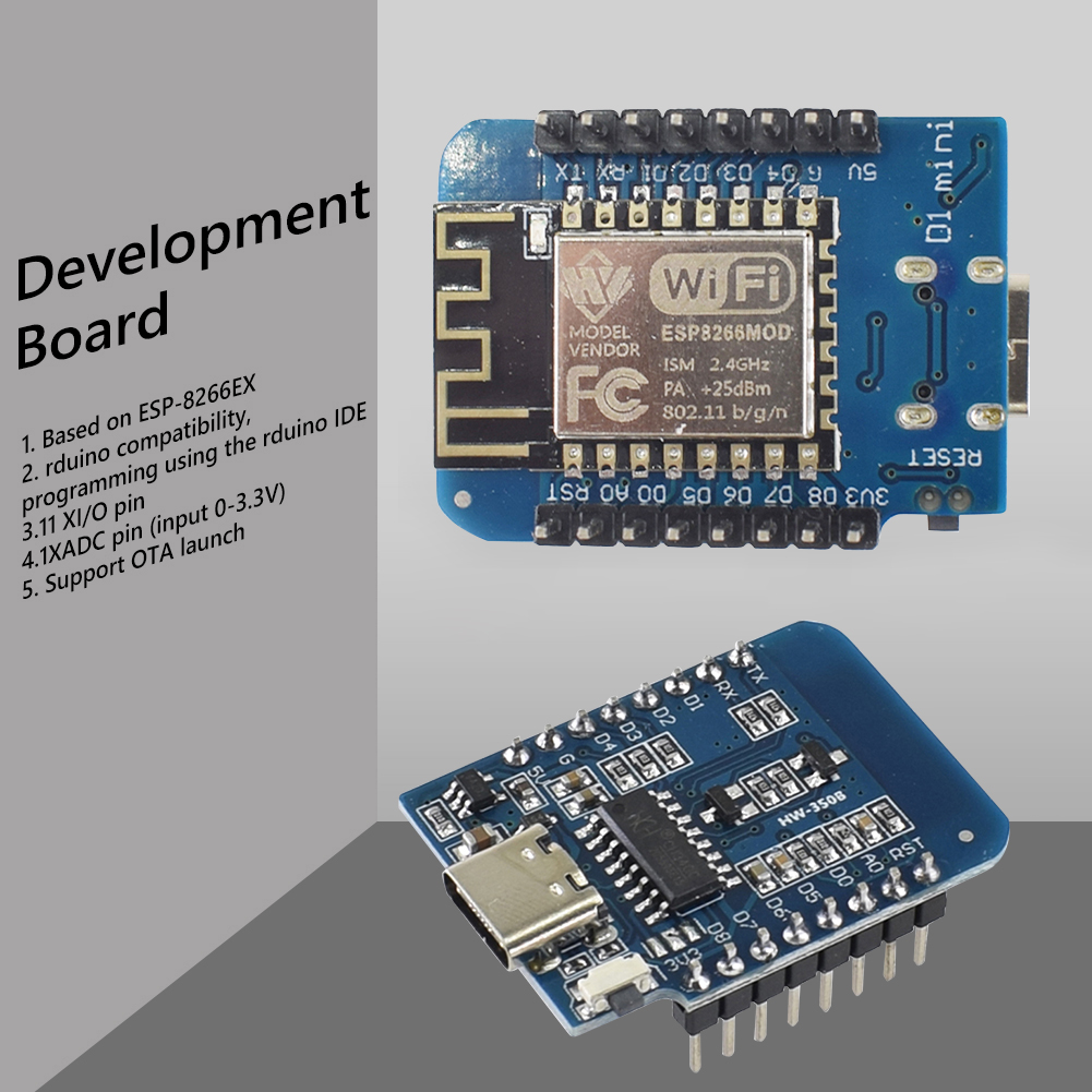 1-10 szt. Moduł WiFi Type-C D1 – Esp8266 Nodemcu recenzja i cena
