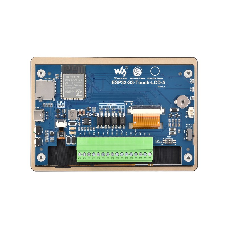 Waveshare ESP32-S3-Touch-LCD-5 – Esp32 S3 recenzja i cena
