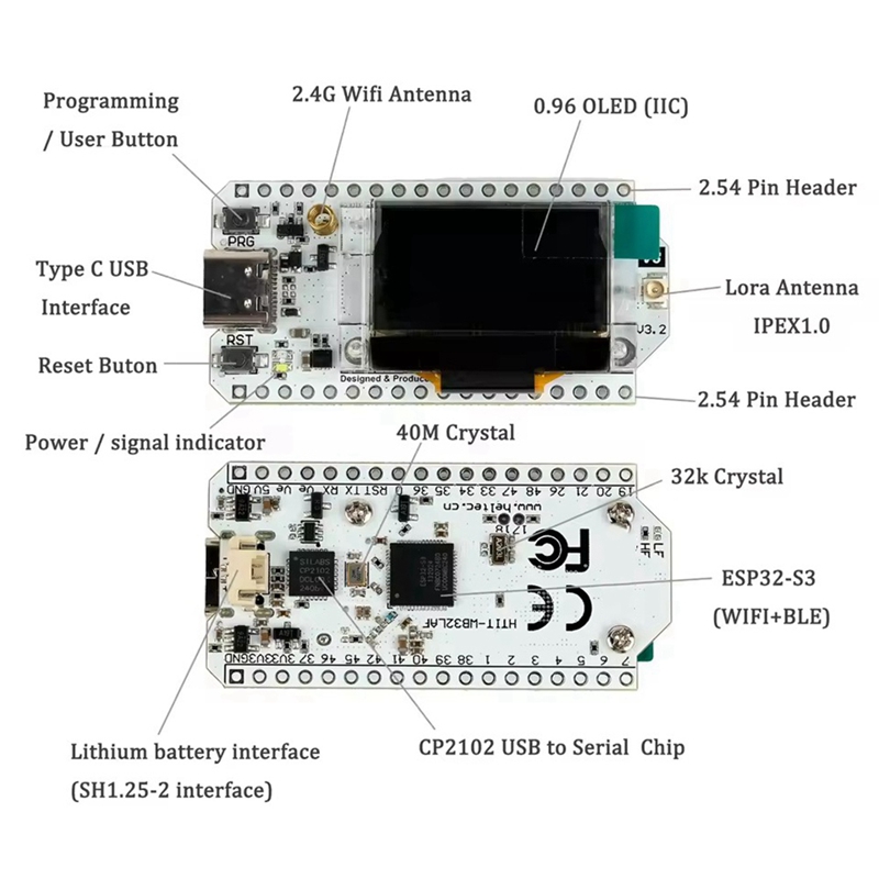 Heltec LoRa32 V3 863-928MHZ ES – Esp32 S3 recenzja i cena