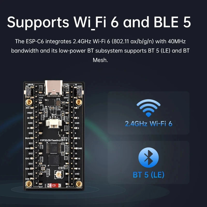 Płytka rozwojowa ESP32-C6 z 1, – Esp32 C6 recenzja i cena