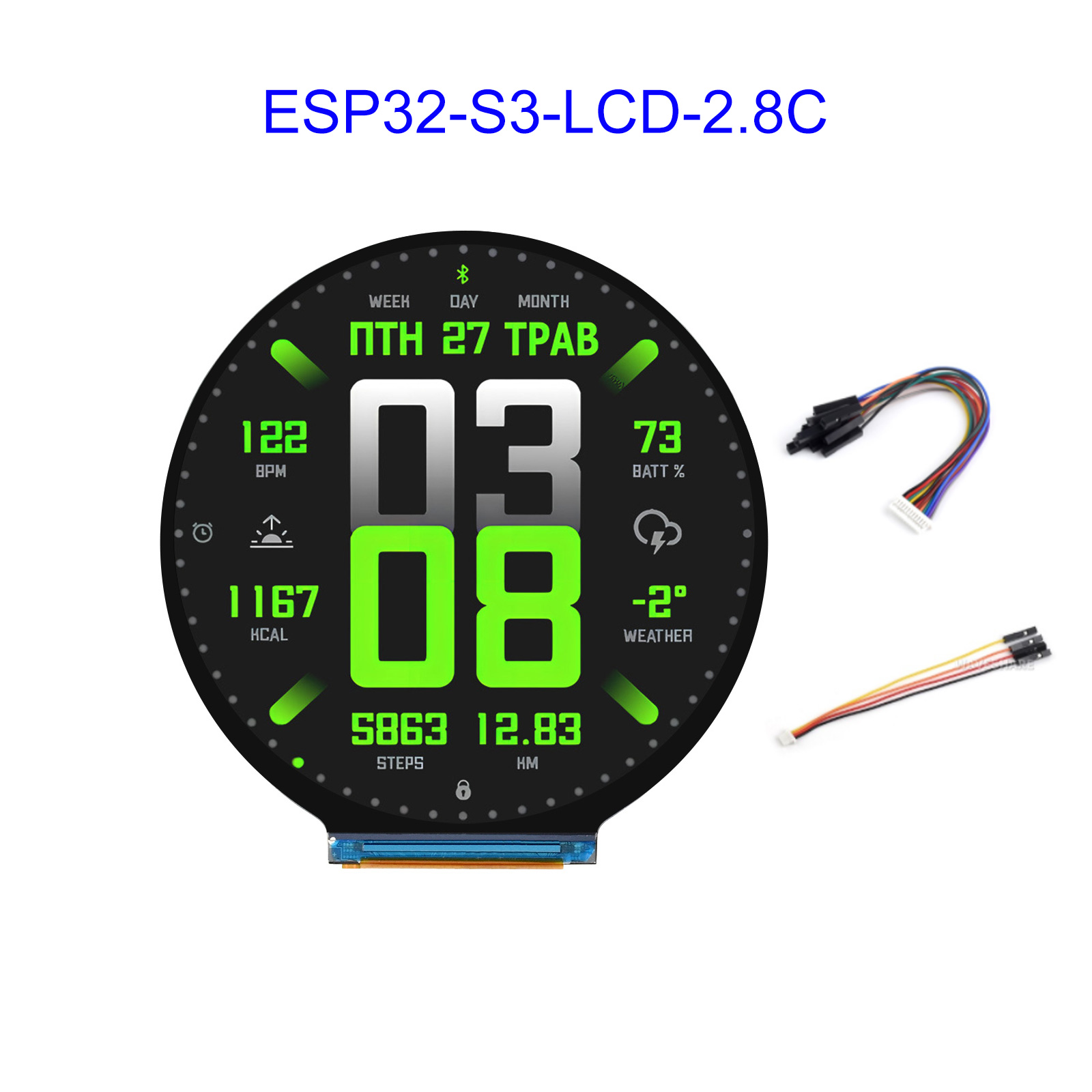 ESP32 ESP32-S3 2,8-calowa okrą – Esp32 S3 recenzja i cena