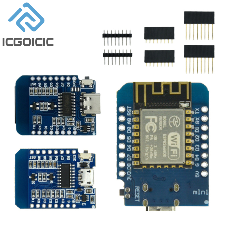 D1 Mini-Mini NodeMcu 4M bajtów – Esp8266 Nodemcu recenzja i cena