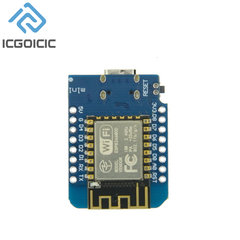 D1 Mini-Mini NodeMcu 4M bajtów – Esp8266 Nodemcu recenzja i cena