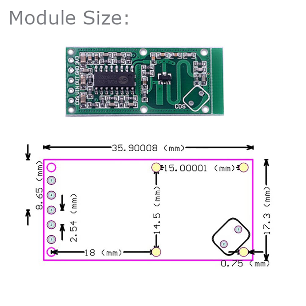 5 sztuk RCWL-0516 czujnik dete – Esp8266 Nodemcu recenzja i cena